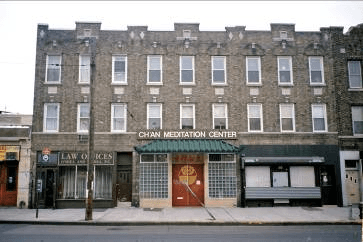 Façade of Chan Meditation Center, Queens, NY.